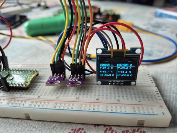 소개: Raspberry Pi Pico를 사용한 듀얼 SHT41 온도 및 습도 모니터 | Temp-Hume 디스플레이 | SHT41 | Sensirion | Raspberry Pi Pico | 산업용 등급 센서