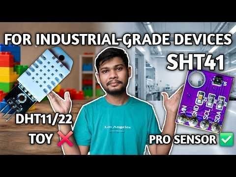 소개: Raspberry Pi Pico를 사용한 듀얼 SHT41 온도 및 습도 모니터 | Temp-Hume 디스플레이 | SHT41 | Sensirion | Raspberry Pi Pico | 산업용 등급 센서