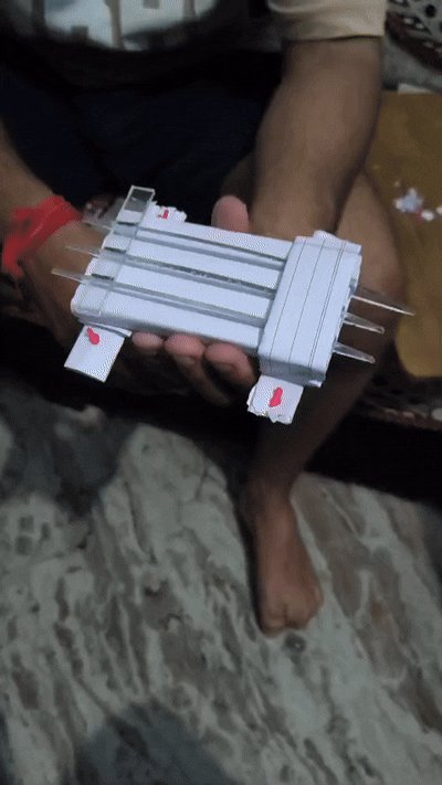 블레이드를 튜브에 삽입하기