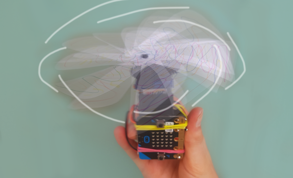 소개: Micro:bit 노코드 여름 부채