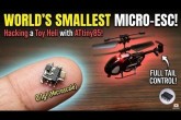 소개: 2/2.5채널 IR RC 헬리콥터 장난감을 3채널로 변환하는 방법(ATtiny85 Dead-Bug Mod).