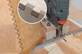 소개: DIY 직쏘 기반 박스 조인트(핑거 조인트) 기계