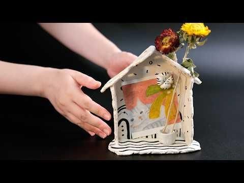 소개: 간단한 가족 공예: 공기 건조 점토로 만드는 DIY 사진 액자