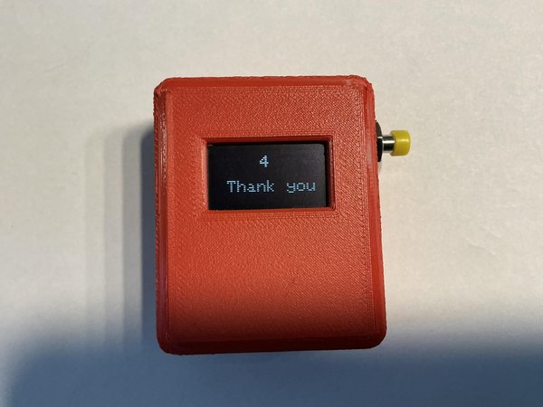 소개: 소형 핸드 헬드 카운터 - 아두이노 ESP32C3 슈퍼 미니