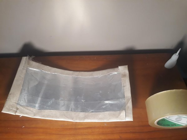 알루미늄판과 타포린으로 모터 커버 만들기