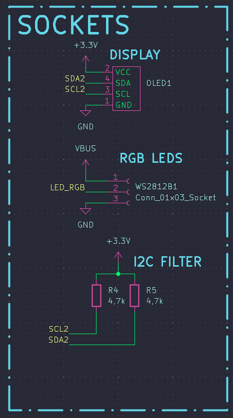 상태 OLED와 I2C 버스