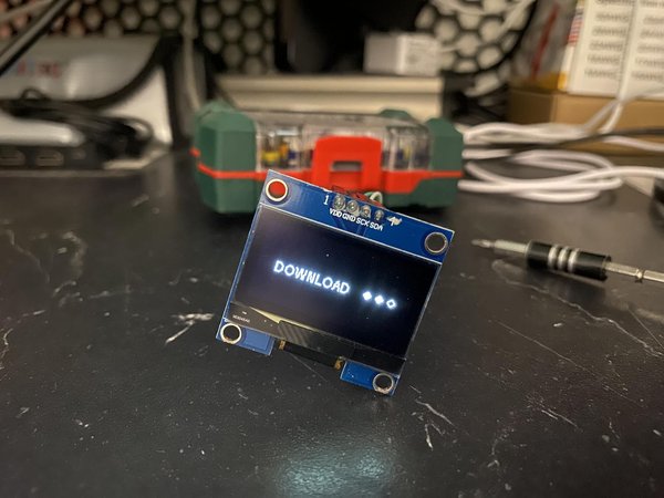 OLED 디스플레이 연결 및 테스트