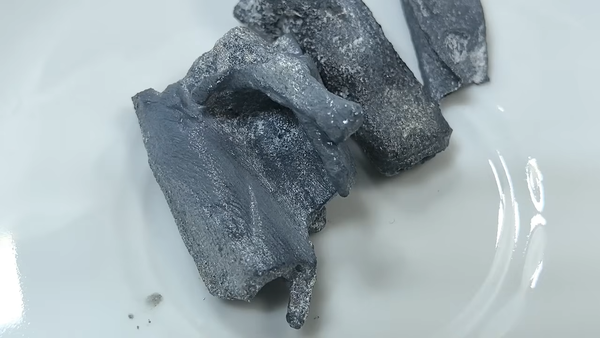 아연 포화 및 용액 교반
