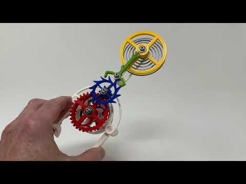 소개: 대부분 3D 프린팅으로 제작한 이스케이프먼트 메커니즘