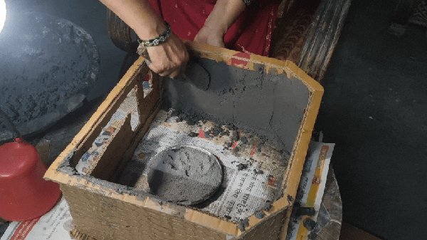 시멘트 바르기