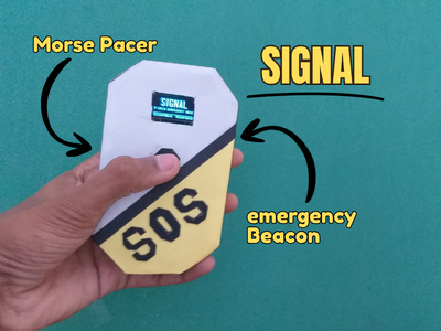 소개: SIGNAL: 포켓형 오프그리드 모스 페이서 및 비상 비콘