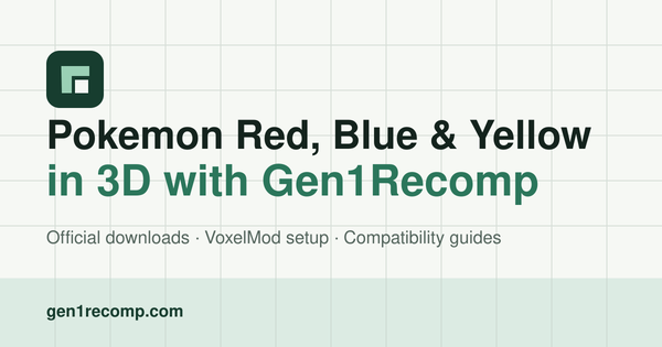 GEN 1 RECOMP