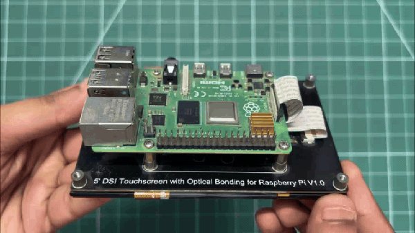 HARDWARE- Raspberry Pi 4 및 5" Display