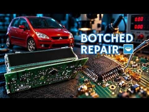소개: 빈 Mitsubishi Colt 대시보드 디스플레이 수리하기