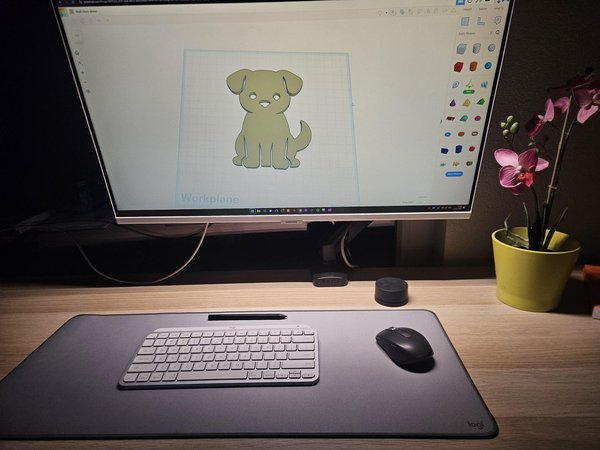 3단계: 🧩 SVG를 3D 객체로 변환하기 (Tinkercad)