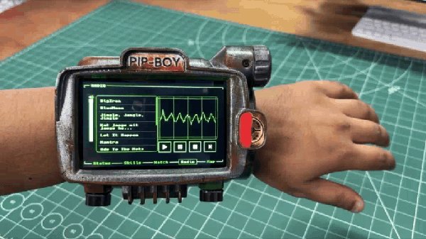 PIPBOY 착용하기