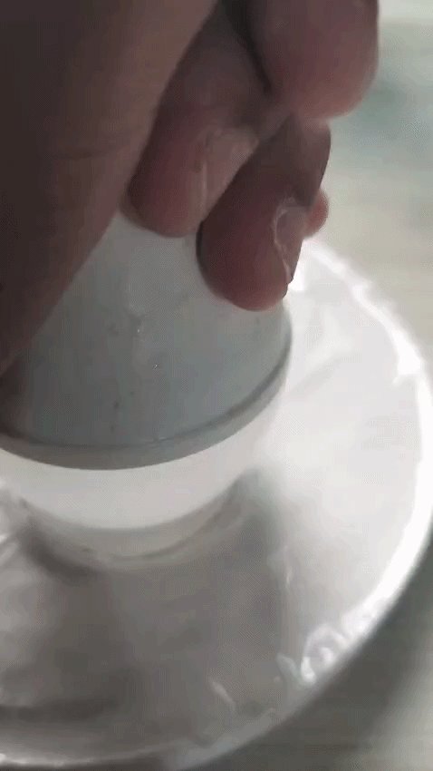 달의 질감 만들기 및 시멘트 건조