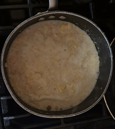 센 불에서 끓이기