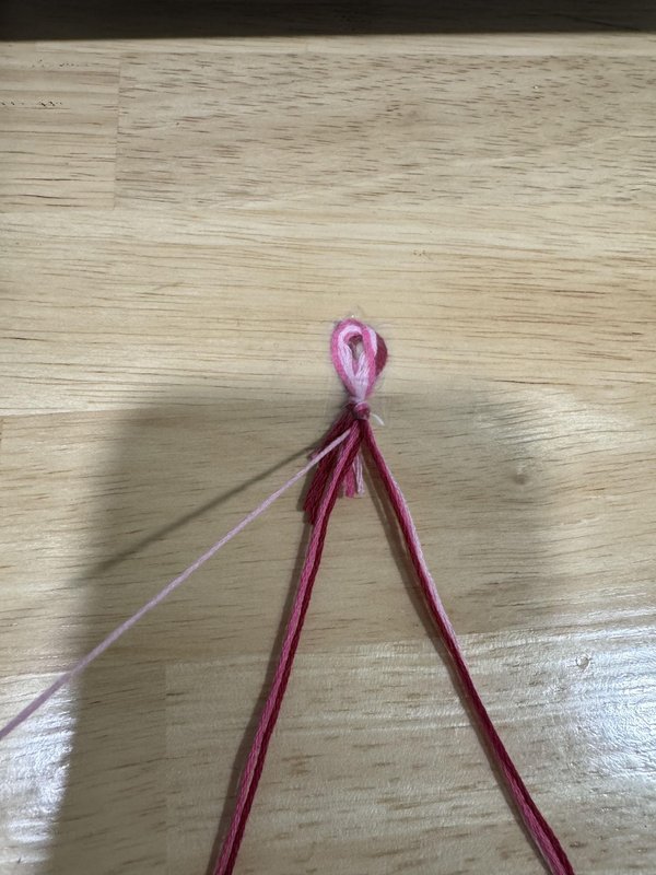 피시테일 땋기 시작하기