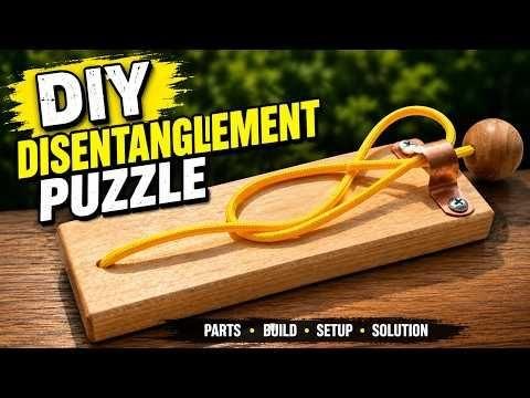 소개: DIY 엉킴 풀기 퍼즐 (목재 및 3D 프린팅 버전)