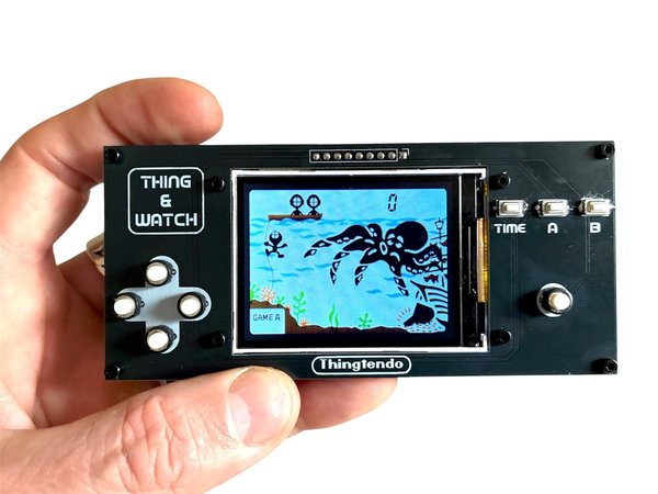 소개: Thingtendo - ESP32 S3를 사용한 Game & Watch 클론