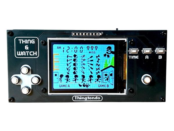 소개: Thingtendo - ESP32 S3를 사용한 Game & Watch 클론