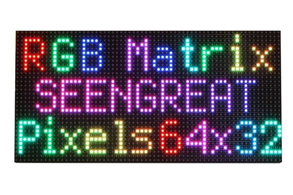 하드웨어 - 64x32 RGB 매트릭스