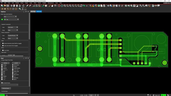 PCB 설계 - 스위치 보드
