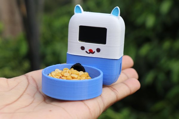 소개: 스마트 급식 일정이 적용된 DIY 자동 고양이 사료 급식기