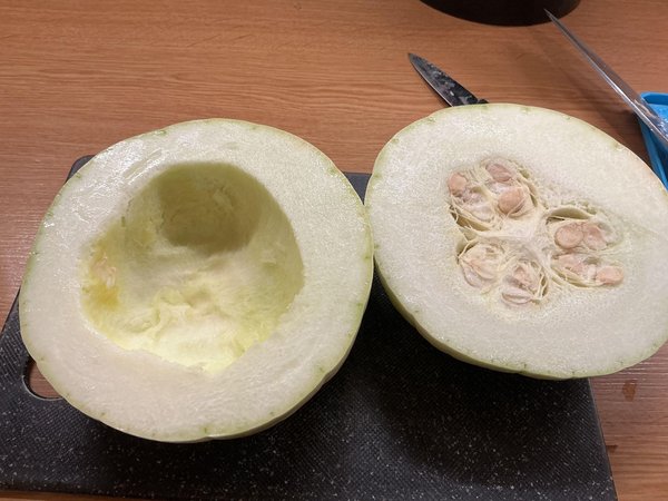 구운 호박 그릇